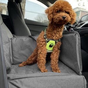 Buy SOGA Grey Car Pet Sitting Bag Breathable Safety Travel Portable Carrier Pouch Travel Essentials Online - Pet Supplies/Dogs/Carriers & Travel Products - 3 - NZ Depot Free Shipping