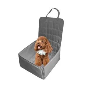 Buy SOGA Grey Car Pet Sitting Bag Breathable Safety Travel Portable Carrier Pouch Travel Essentials Online - Pet Supplies/Dogs/Carriers & Travel Products - 1 - NZ Depot Free Shipping