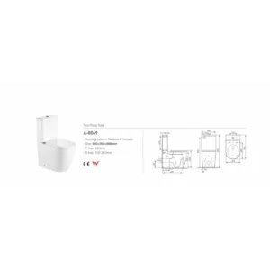 Buy Toilet Suite - BTW Bella Online - Toilets - Back to wall - 2 - NZ Depot Delivery