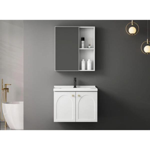 Vanity - French design aluminum bathroom vanity quick installation, Wall Hung - NZ DEPOT