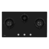 Midea Black Glass Gas Cooktop 3 Zones - Hobs - 90GT503-1 - NZ DEPOT