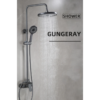 Shower Mixer Combination Round BM4601 - Gun Metal, Shower Mixer - NZ DEPOT