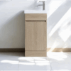 Vanity - Misty Series 400F Grain Wood, Freestanding - Square Basin - NZ DEPOT