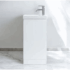 Vanity - Misty Series 400F White, Freestanding - Square Basin - NZ DEPOT