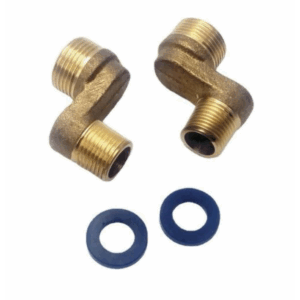 2 Pcs Solid Brass Bathtub Shower Faucet Adjustable Swing Arm, Plumbing Accessories - NZ DEPOT