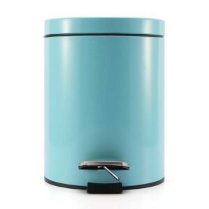 SOGA 2X 12L Foot Pedal Stainless Steel Rubbish Recycling Garbage Waste Trash Bin Round Blue, Home & Living, Kitchen & Dining, Kitchen Storage, Kitchen Bins, ,  - NZ DEPOT 2