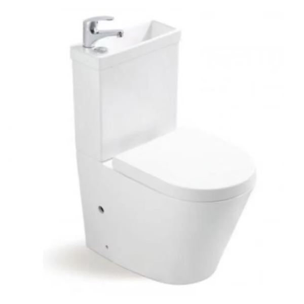 2 in 1 Toilet Basin Combo Combined Toilet and Sink, Suite - NZ DEPOT