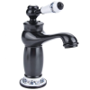 Basin Mixer -  Vintage Floral Ceramic Single Handle Mixer Black, Basin Mixer - NZ DEPOT