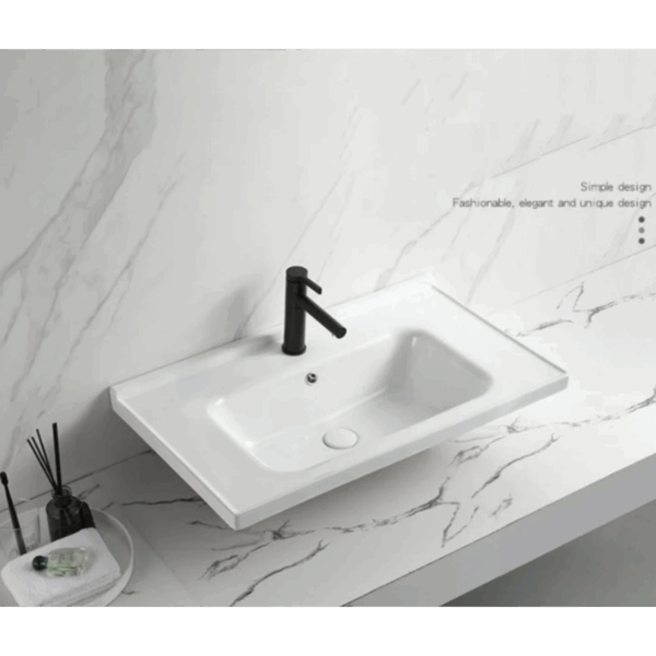 Ceramic Cabinet Basin - Rectangle Series 900 Waterproof Rim Design, Ceramic Cabinet Basin - NZ DEPOT
