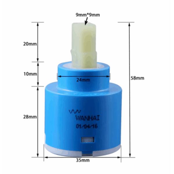 Ceramic Cartridge Faucet Cartridge Mixer 35mm, Plumbing Accessories - NZ DEPOT
