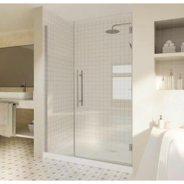 Shower Glass - Stream Series Invisible aesthetic configurability 1200mm, Frameless Shower - NZ DEPOT