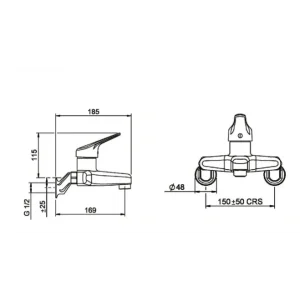 Buy Bath Mixer With Methven Celeste Online - Methven Shower Slide & Mixer Range -  - 2 - NZ Depot Delivery