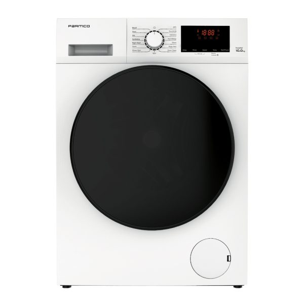 Parmco 10KG Washing Machine, White, Front Load - NZDEPOT