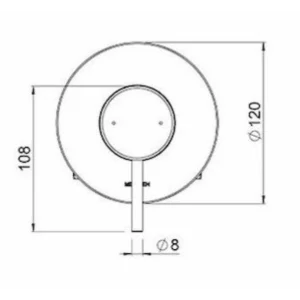 Buy Shower mixer - Methven MINIMALIST MK2 SHOWER MIXER WITH FASTFLOW 2 170x207mm - MNAPS2CP Online - Methven Shower Slide & Mixer Range - - 2 - NZ Depot Delivery