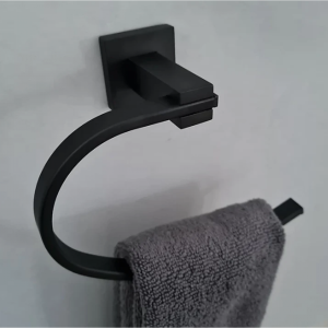 Towel Holder - Oval Wall Hung Series 6060BK, Bathroom accessories - NZ DEPOT