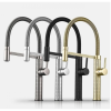 Kitchen Sink Mixer - Carved Spring Neck Pull Out Kitchen Sink Mixer Tap Brass 4 Colors, Kitchen Mixer - NZ DEPOT