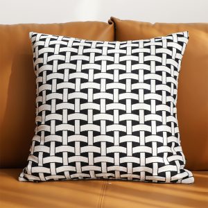 SOGA 2X 50cm Black & White Pattern Throw Pillow Thick Comfort Pro Polyester Fiber Cotton for Home Decor, Furniture, Living Room Furniture, Occasional Chairs, , ,  - NZ DEPOT 2