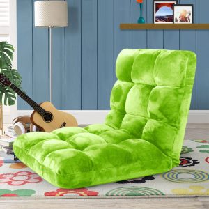 SOGA 4X Floor Recliner Folding Lounge Sofa Futon Couch Folding Chair Cushion Green, Furniture, Living Room Furniture, Occasional Chairs, , ,  - NZ DEPOT 2