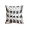 SOGA 50cm Black & White Pattern Throw Pillow Thick Comfort Pro Polyester Fiber Cotton for Home Decor, Furniture, Living Room Furniture, Occasional Chairs, , ,  - NZ DEPOT 1