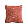 SOGA 50cm Throw Pillow Burgundy Cinnabar Perfect Burnt Indoor and Outdoor Corded for Home Decor, Furniture, Living Room Furniture, Occasional Chairs, , ,  - NZ DEPOT 1