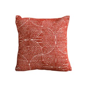 SOGA 50cm Throw Pillow Burgundy Cinnabar Perfect Burnt Indoor and Outdoor Corded for Home Decor, Furniture, Living Room Furniture, Occasional Chairs, , ,  - NZ DEPOT 1