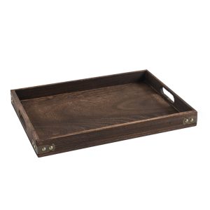 SOGA Large Walnut Rectangle Wooden Tray Breakfast Dinner Serving Board Tea Set Holder Kitchen Home Decor, Kitchenware, Table Top, Servingware, Servingware Platter, ,  - NZ DEPOT 1