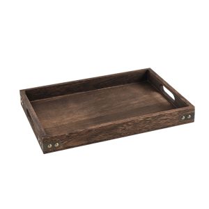 SOGA Medium Walnut Rectangle Wooden Tray Breakfast Dinner Serving Board Tea Set Holder Kitchen Home Decor, Kitchenware, Table Top, Servingware, Servingware Platter, ,  - NZ DEPOT 1