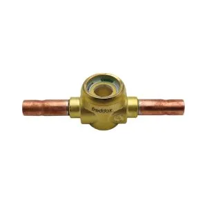 Buy FREDDOX Sight Glass Hsg38S 3/8" Solder FDHSG38S Front View