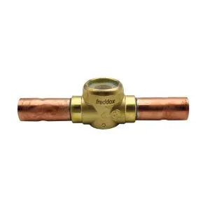 Buy FREDDOX Sight Glass Hsg78S 7/8" Solder FDHSG78S Front View