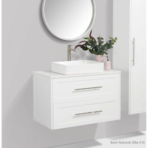 Buy Vanity - Jess Series White Shaker Style Vanity with Stone Top 1200 Online - Vanities - Wall Hung - 3 - NZ Depot Delivery
