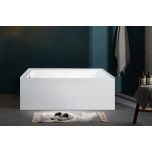 Freestanding Alcove Acrylic Bath Tub 3 Side Skirt 1500mm - Right Hand Drain, FreeStanding Bath Tub - NZ DEPOT