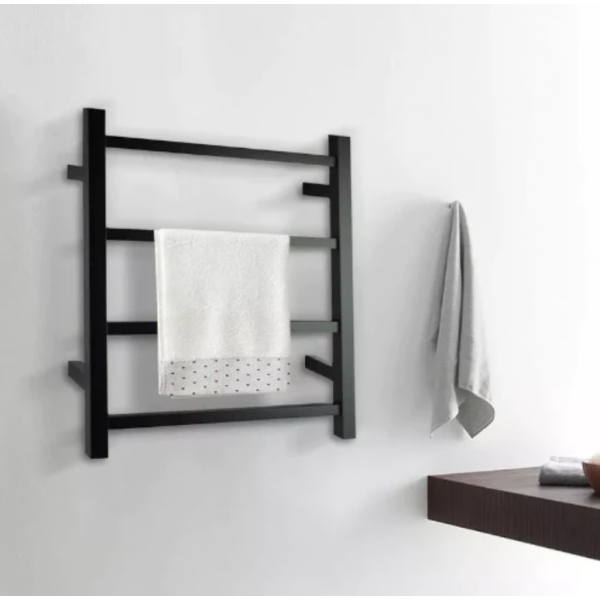 Heated Towel Rail Square 4 Bar DN HTR 5042 B, Heated Towel Rail - NZ DEPOT