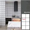 PVC Square pattern wall tiles sticker -30x60 cm 10 Pcs, Waterproof decorative sheet - NZ DEPOT