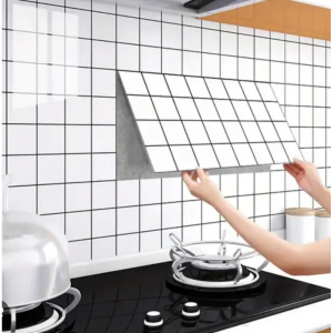 Buy PVC Square pattern wall tiles sticker -30x60 cm 10 Pcs Online - Decorative - Waterproof decorative sheet - 2 - NZ Depot Delivery