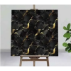 PVC Golden Black Wall tiles sticker 30x30 cm 10 Pcs, Waterproof decorative sheet - NZ DEPOT