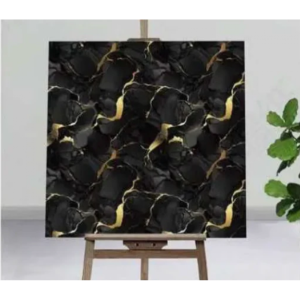 PVC Golden Black Wall tiles sticker 30x30 cm 10 Pcs, Waterproof decorative sheet - NZ DEPOT