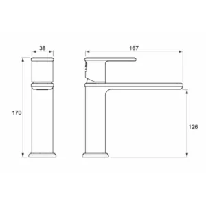 Buy Basin Mixer - Essences Wood Cover Cap Online - Aquatica Tapware -  - 2 - NZ Depot Delivery
