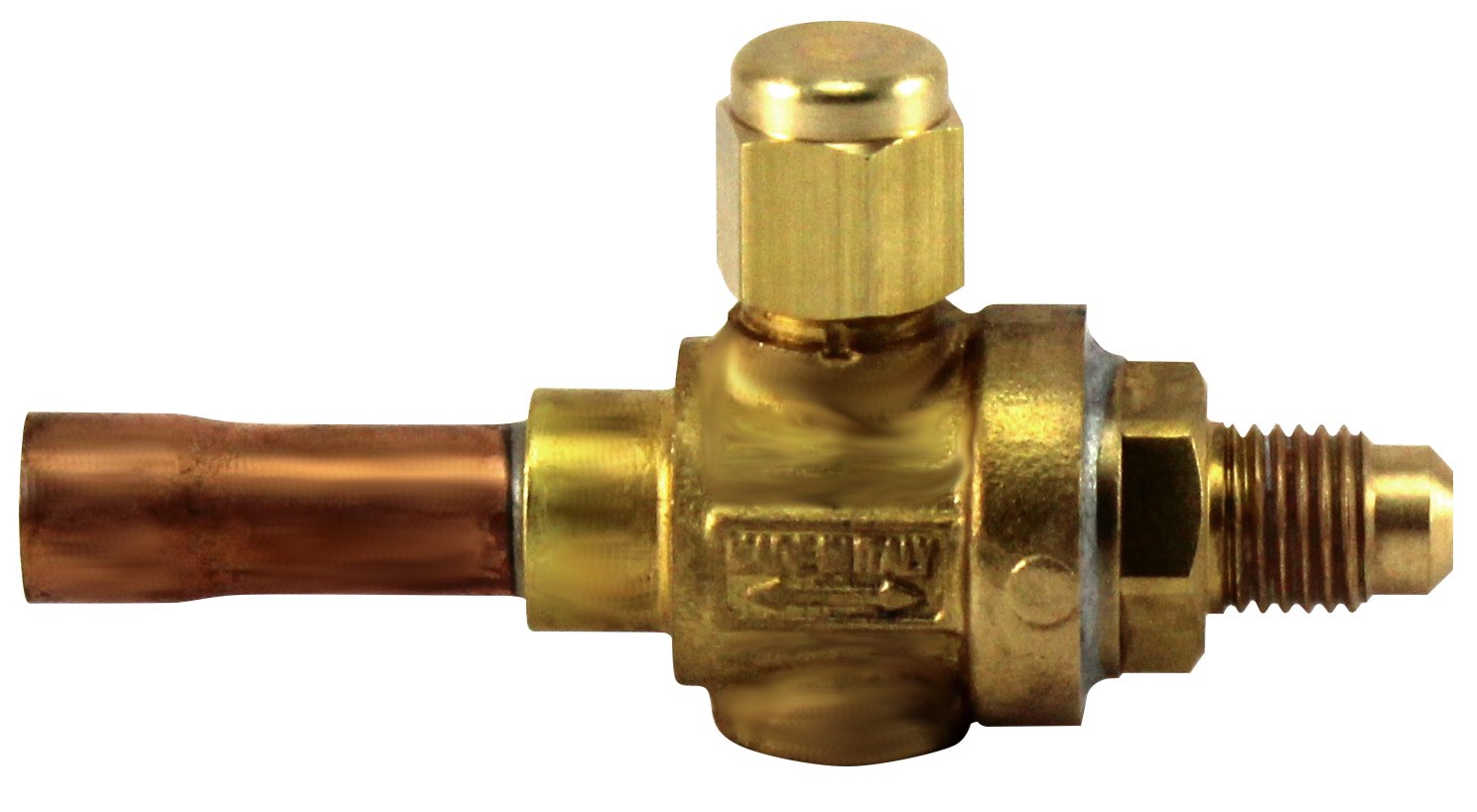Refrigera Industriale Hybrid Valve - 140 Bar With 1/2” Ods + 1/4" Sae BV21Z012KS100 | Line Components 1 Buy Refrigera Industriale Hybrid Valve - 140 Bar With 3/8”Ods + 1/4" Sae BV21Z038KS100 Front View