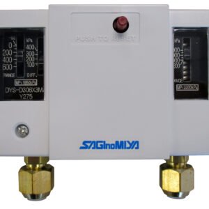 Buy Saginomiya Sagi Dys-D306X3Ma Dual Pressure Switch Man. Reset-60To600Kpa G1010 - Controls Online NZ Depot 1