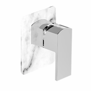 Buy Shower mixer - Elements with White Marble Online - Aquatica Tapware -  - 1 - NZ Depot Delivery