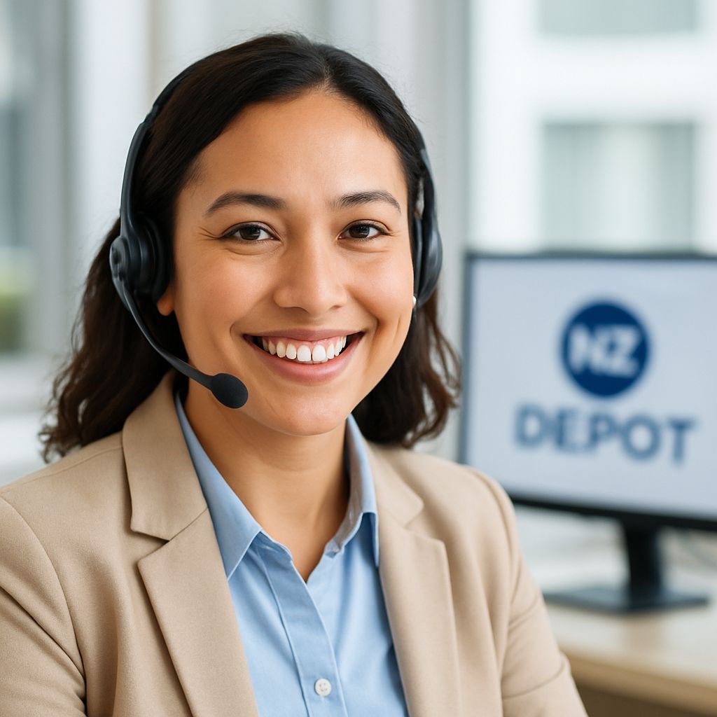 Contact NZ Depot - A friendly customer service expert ready to help.