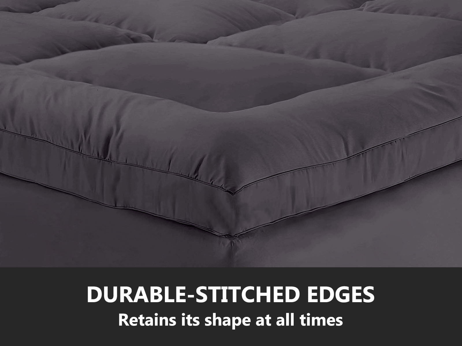 Bamboo Charcoal Mattress Topper - King Single - Bedding - PR8431 - 7 - NZ DEPOT Trade Supply Buy Bamboo Charcoal Mattress Topper - King Single Online - Bedding - 7 - NZ Depot Delivery