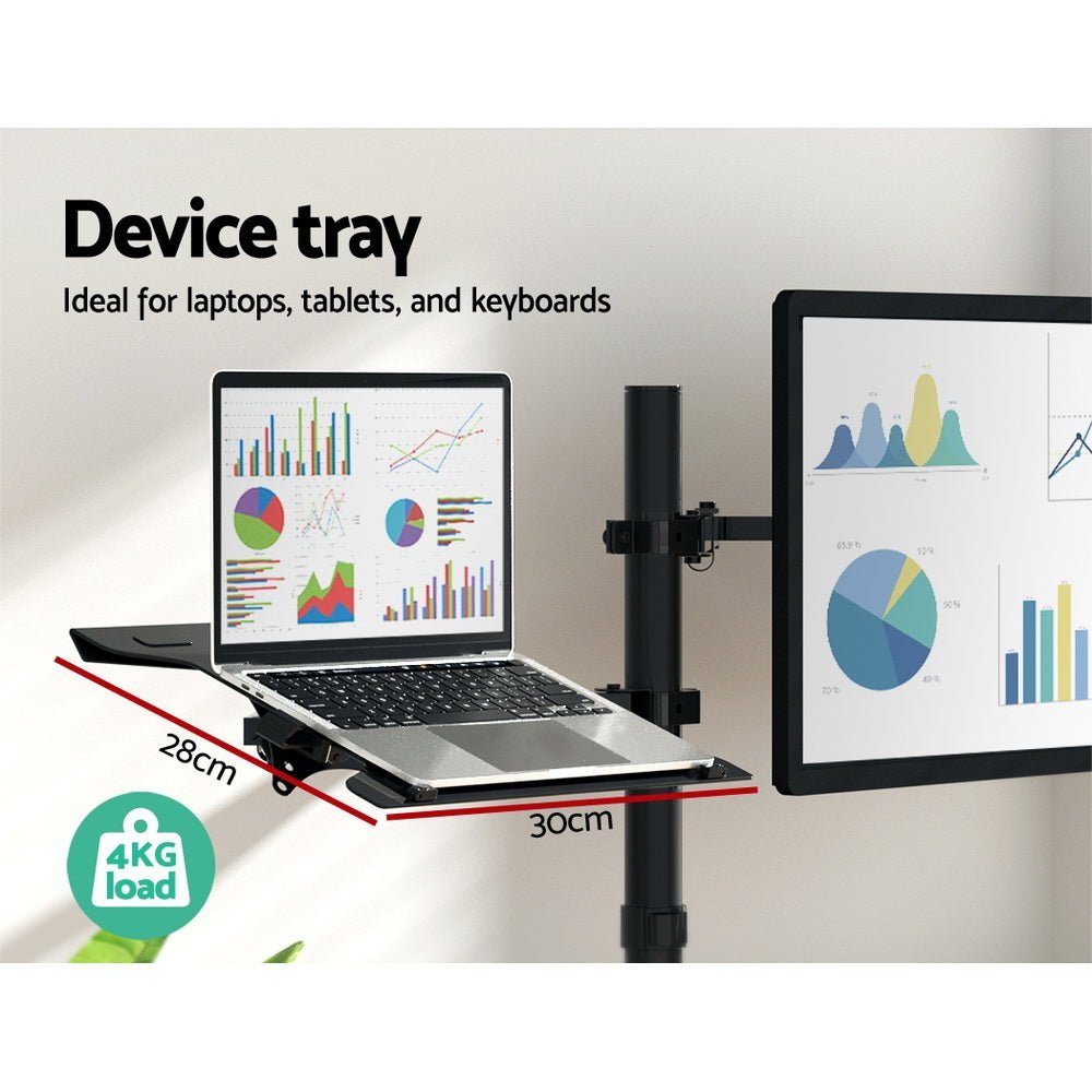 Computer Monitor Tray Buy DS NA Monitor Arm Stand Laptop Tray Display Desk Mount Bracket ...