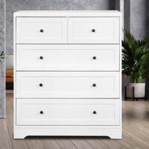 Buy Franska 5-Drawer Tallboy Online - Bedroom Furniture - 2 - NZ Depot Delivery