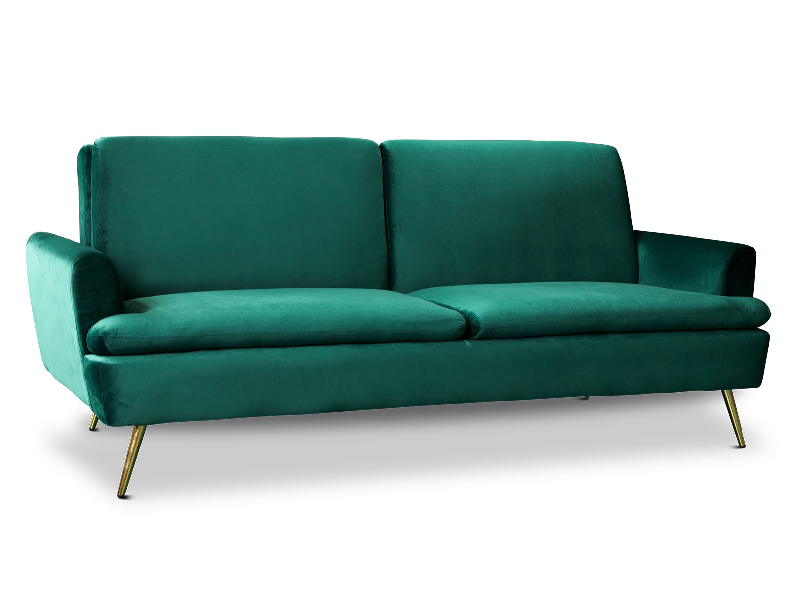 Gyllene Velvet Sofa Bed - Dark Green - Living Room - PR8687 - 3 - NZ DEPOT Trade Supply Buy Gyllene Velvet Sofa Bed - Dark Green Online - Living Room - 3 - NZ Depot Delivery