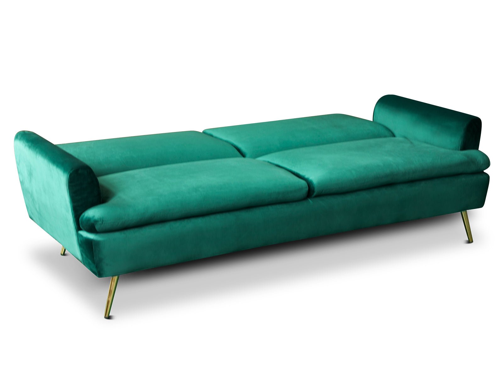 Gyllene Velvet Sofa Bed - Dark Green - Living Room - PR8687 - 4 - NZ DEPOT Trade Supply Buy Gyllene Velvet Sofa Bed - Dark Green Online - Living Room - 4 - NZ Depot Delivery