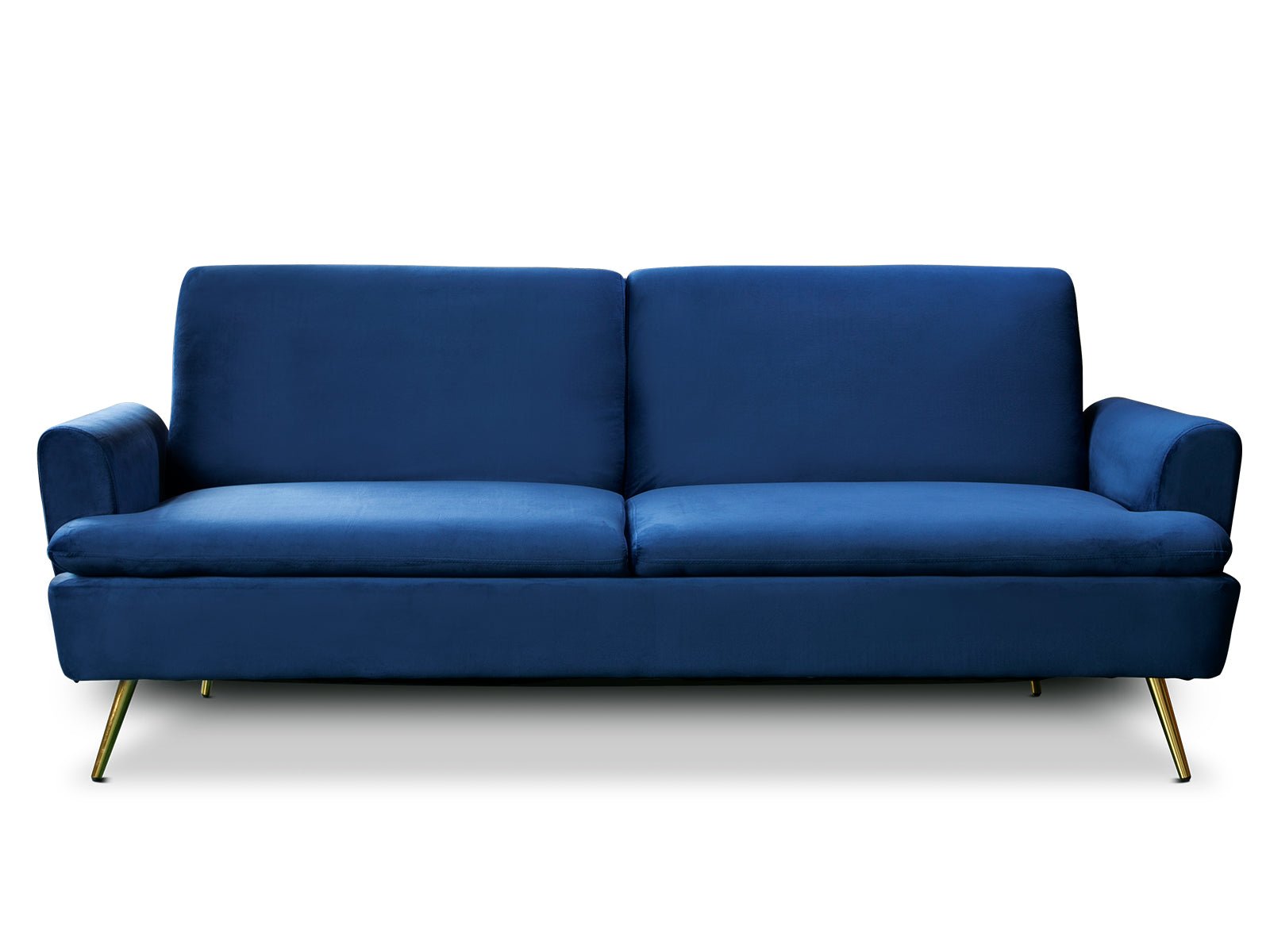 Gyllene Velvet Sofa Bed - Navy 1 Buy Gyllene Velvet Sofa Bed - Navy Online - Living Room - 1 - NZ Depot Delivery