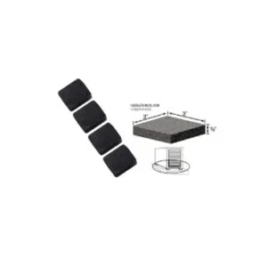 Buy 19525 Vibration Block 76x76x18 (pack of 4) LVVB Online - Mounting Options - 1 - NZ Depot Trade