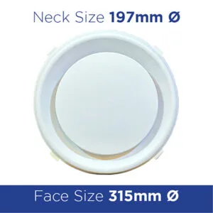Buy 237100 Round Ceiling Diffuser 200dia PYCD200 Online - Ceiling Diffusers - Plastic - 1 - NZ Depot Trade