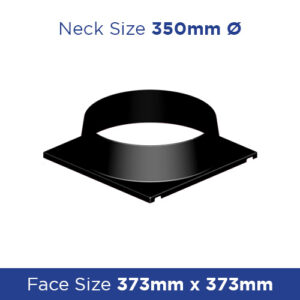 Buy DVNA3535 Plastic Neck Adaptor 373sq - 350dia (342) MDONA3535 Online - Rectangular Ceiling Diffusers - Plastic - 1 - NZ Depot Trade